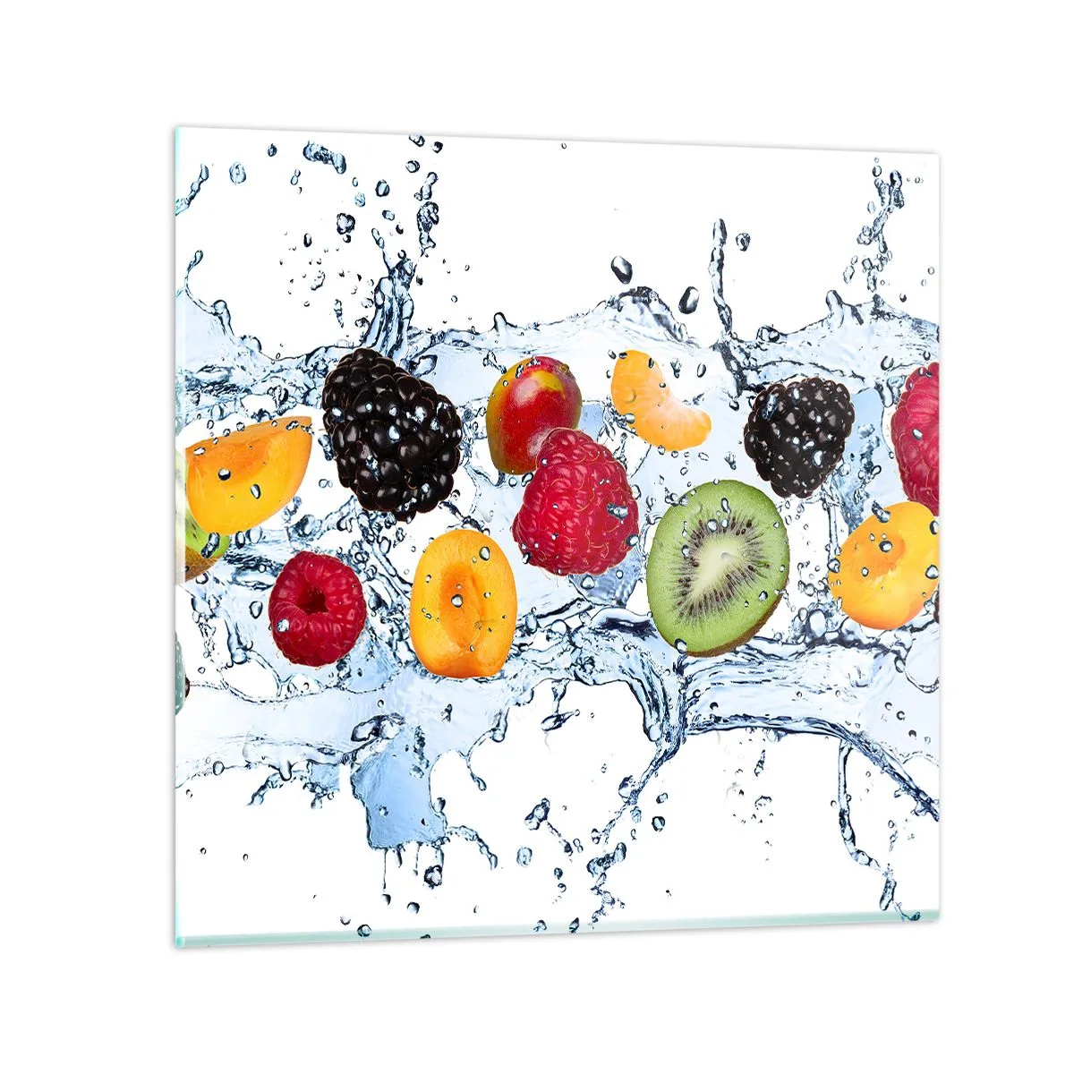 Quadro su vetro - Gioca con noi - 70x70 cm