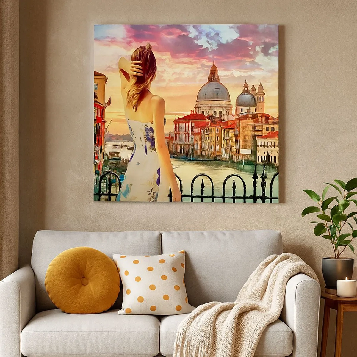 Quadro su tela - Stampe su Tela - Se un'avventura allora solo a... - 30x30 cm