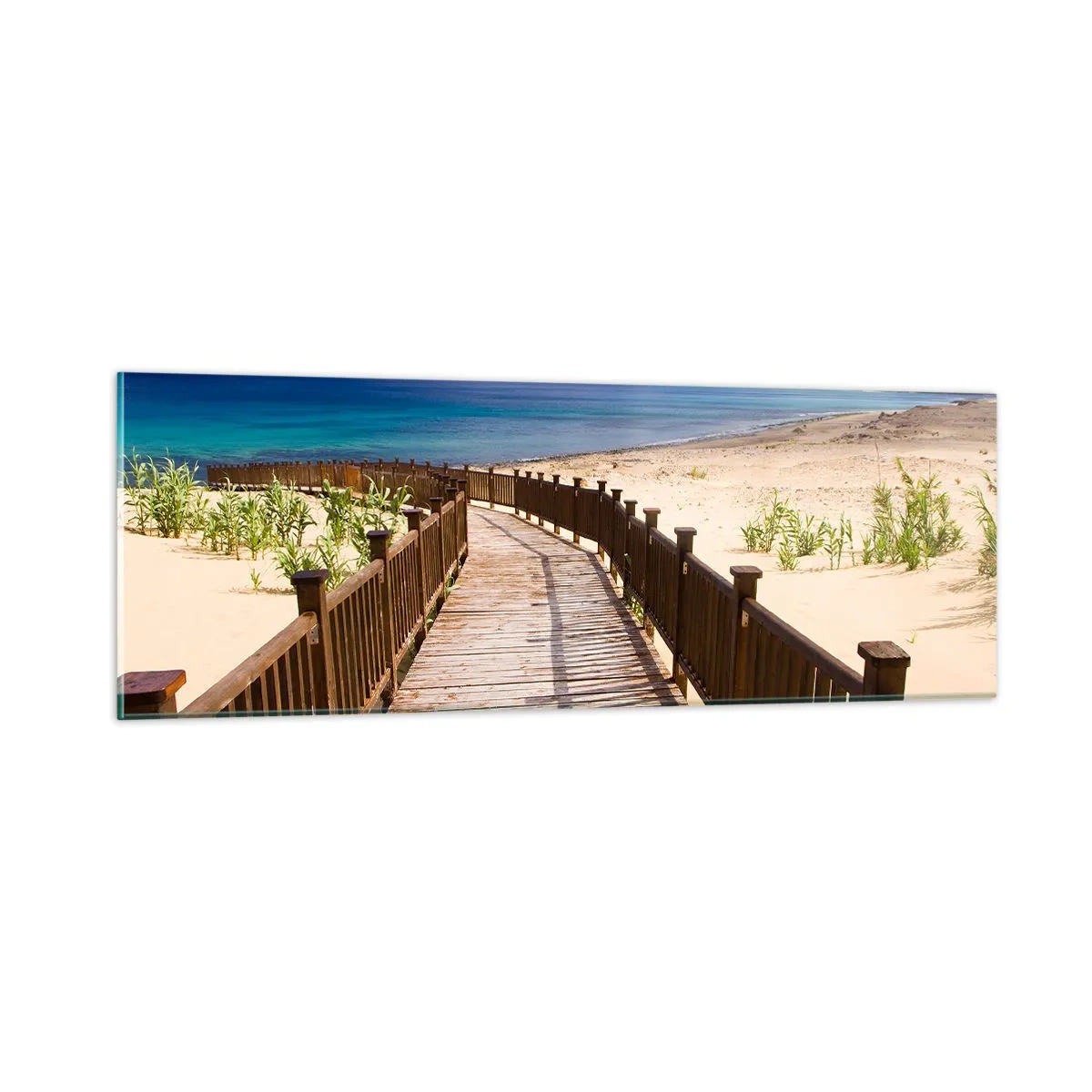Quadro su vetro - Portami alle isole fortunate - 90x30 cm