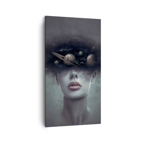 Quadro su tela - Stampe su Tela - E i pianeti folleggiano... - 45x80 cm