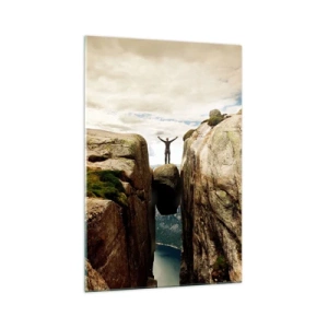 Quadro su vetro - Come ti senti? - 70x100 cm