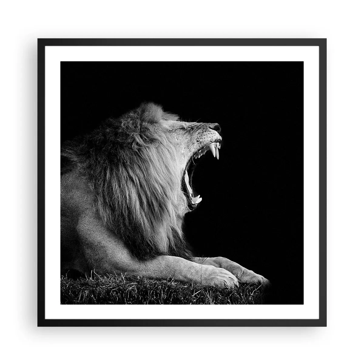 Poster in cornice nera - Senza alcun dubbio - 60x60 cm