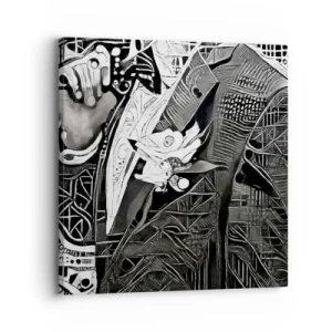 Quadro su tela - Stampe su Tela - Solo in apparenza un uomo grigio - 30x30 cm