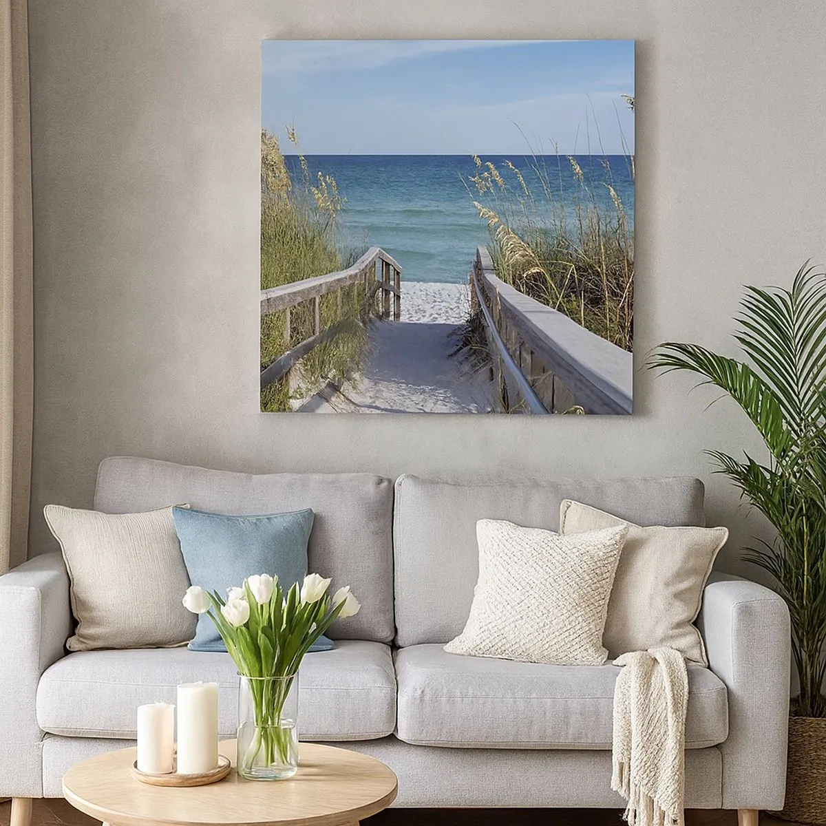 Quadro su tela - Stampe su Tela - Al sole, al vento - 30x30 cm