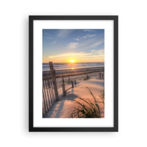 Poster in cornice nera - Luci e ombre del vento - 30x40 cm