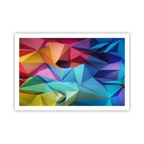 Poster - Origami arcobaleno - 91x61 cm