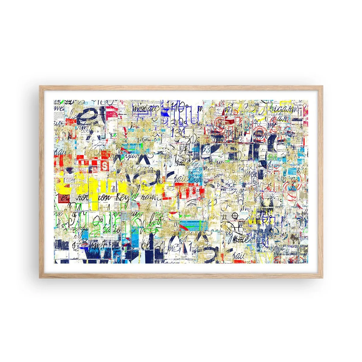 Poster in cornice rovere chiaro - Semplicemente bello da vedere - 91x61 cm