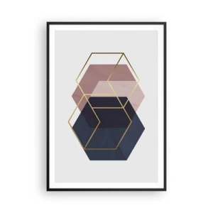 Poster in cornice nera - La forza della semplicità - 70x100 cm