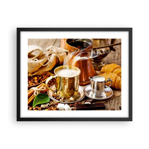 Poster in cornice nera - Buona giornata! - 50x40 cm