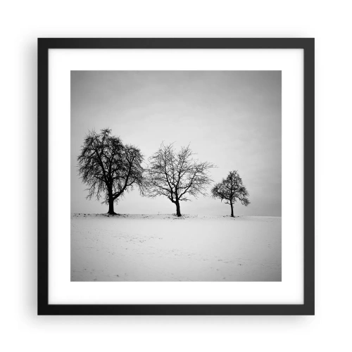 Poster in cornice nera - Cosa sognano? - 40x40 cm