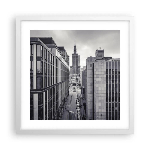 Poster in cornice bianca - La valle di Varsavia - 40x40 cm