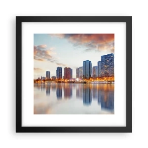 Poster in cornice nera - La pace monumentale di Parigi - 30x30 cm