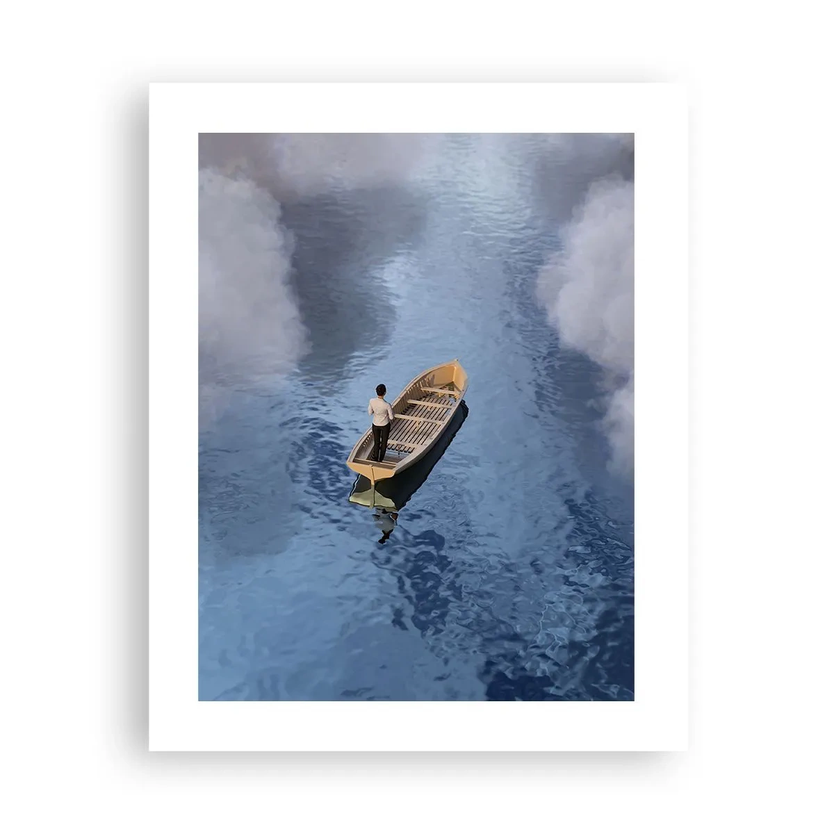 Poster - Vita - viaggio - incertezza - 40x50 cm