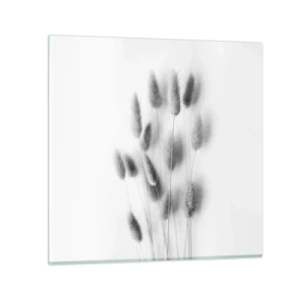 Quadro su vetro - Erba soffice - 40x40 cm