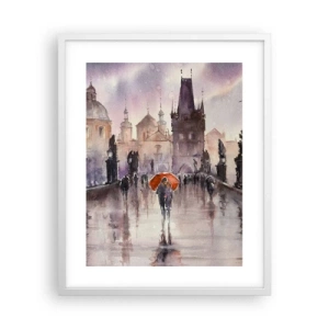 Poster in cornice bianca - Le persone non cambiano - 40x50 cm