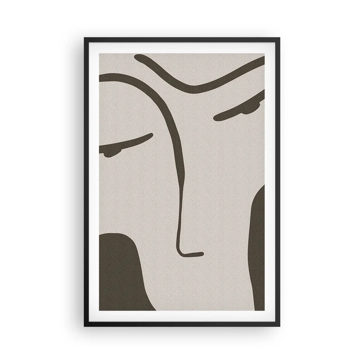 Poster in cornice nera - Come un quadro di Modigliani - 61x91 cm