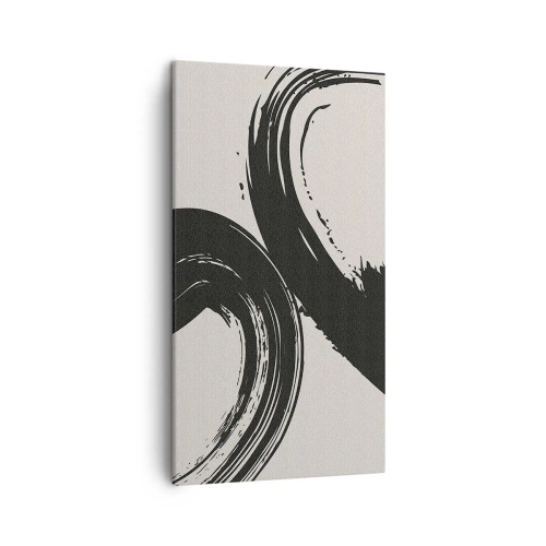 Quadro su tela - Stampe su Tela - Energico e circolare - 45x80 cm