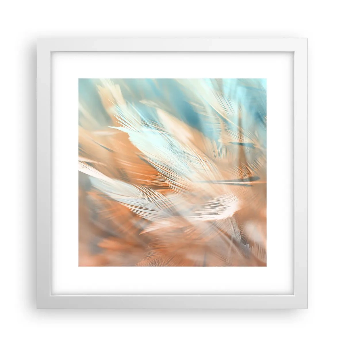 Poster in cornice bianca - Nel paese della mitezza - 30x30 cm