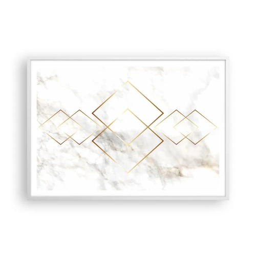 Poster in cornice bianca - Vista sull'infinito - 100x70 cm