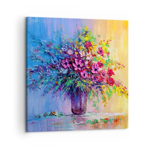 Quadro su tela - Stampe su Tela - Dono di un prato estivo - 50x50 cm