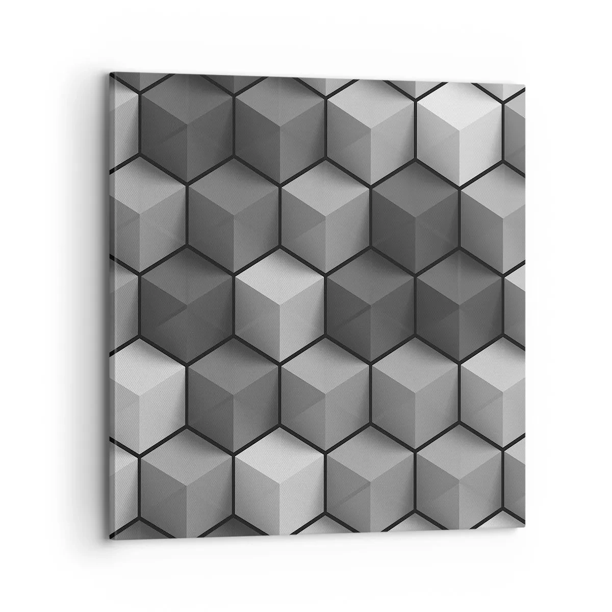 Quadro su tela - Stampe su Tela - Puzzle cubista - 70x70 cm