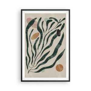Poster in cornice nera - Tra il verde - 61x91 cm
