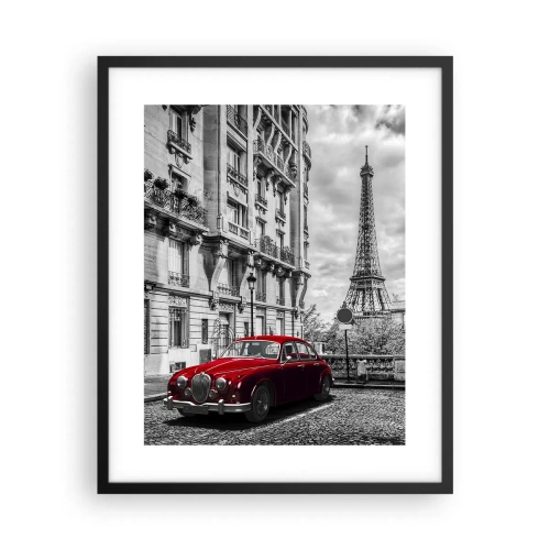 Poster in cornice nera - Predatore in città - 40x50 cm