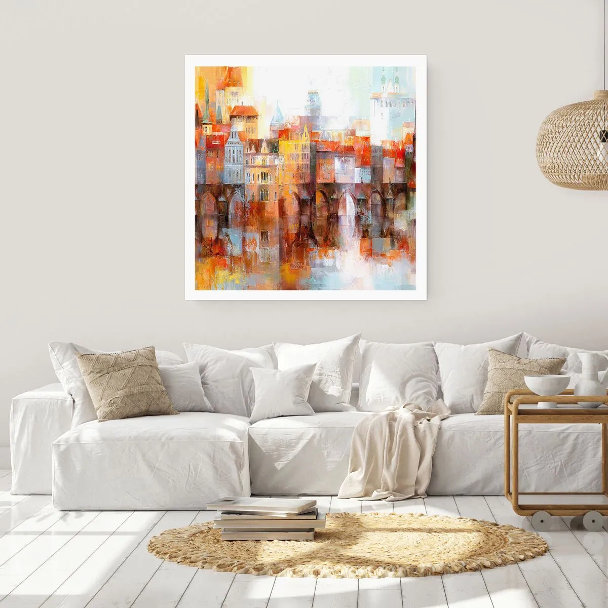 Poster - Anche sotto il ponte è bello - 50x50 cm