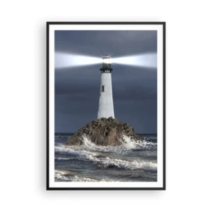 Poster in cornice nera - Qui...qui... qui! - 70x100 cm