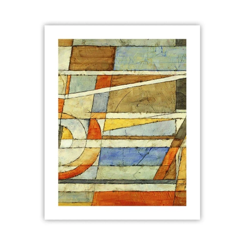 Poster - Cubismo in cantiere - 40x50 cm