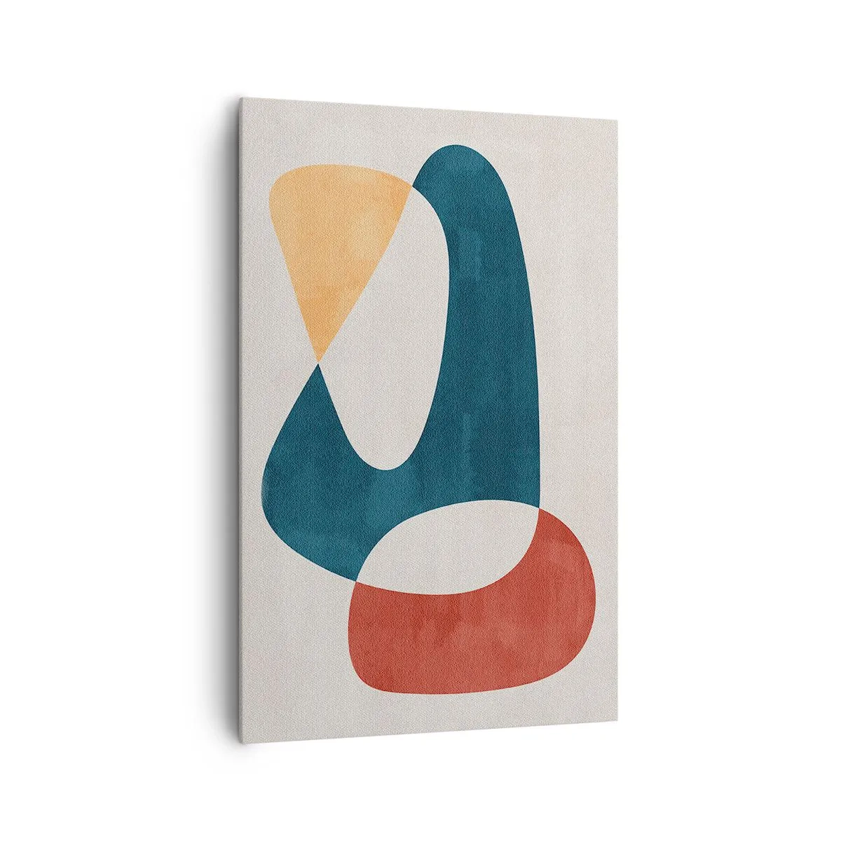 Quadro su tela - Stampe su Tela - Forme astratte in colori armoniosi - 80x120cm - Influenze e metamorfosi - Decorazione murale moderna per soggiorno e camera da letto ARTTOR