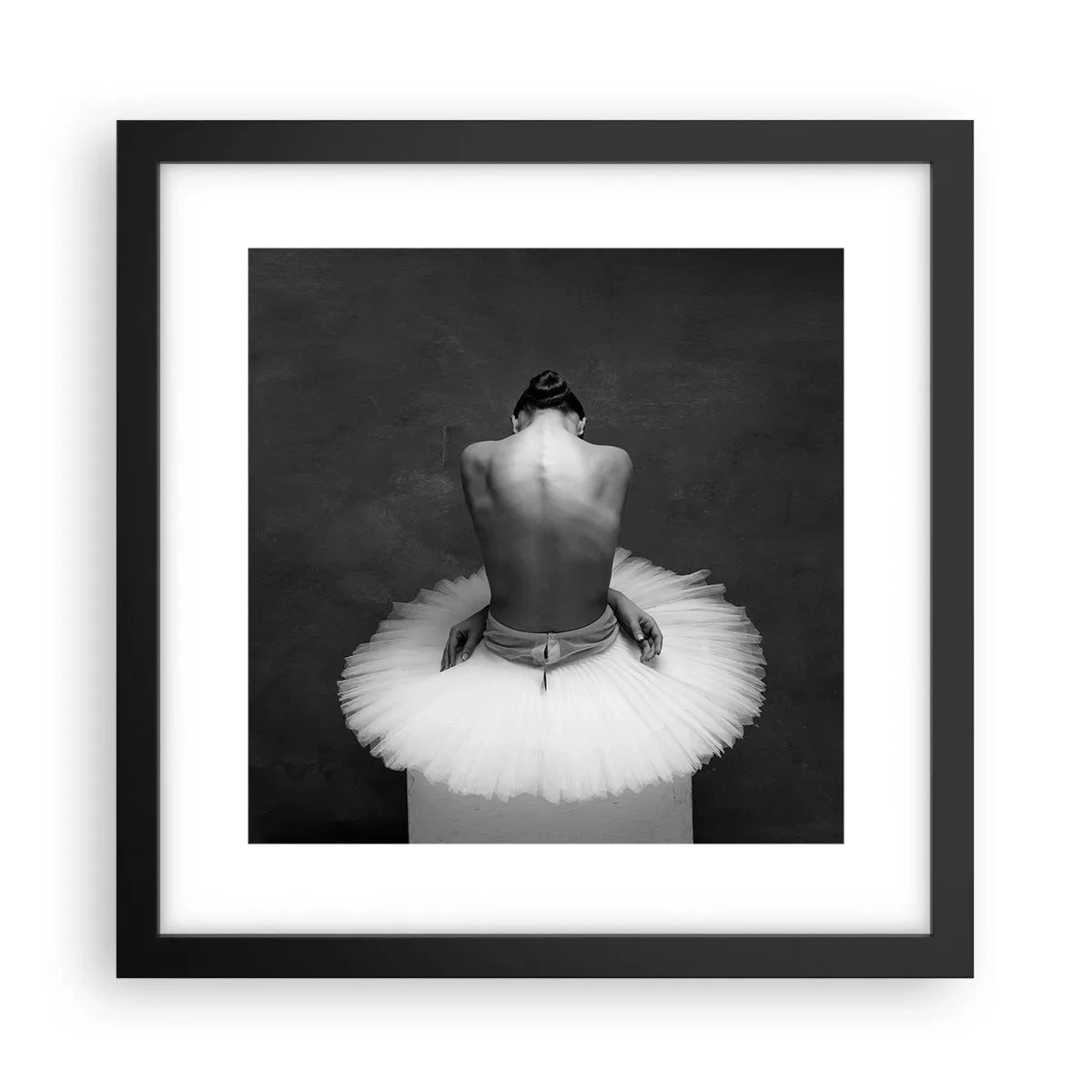 Poster in cornice nera - Fiorisce adesso - 30x30 cm