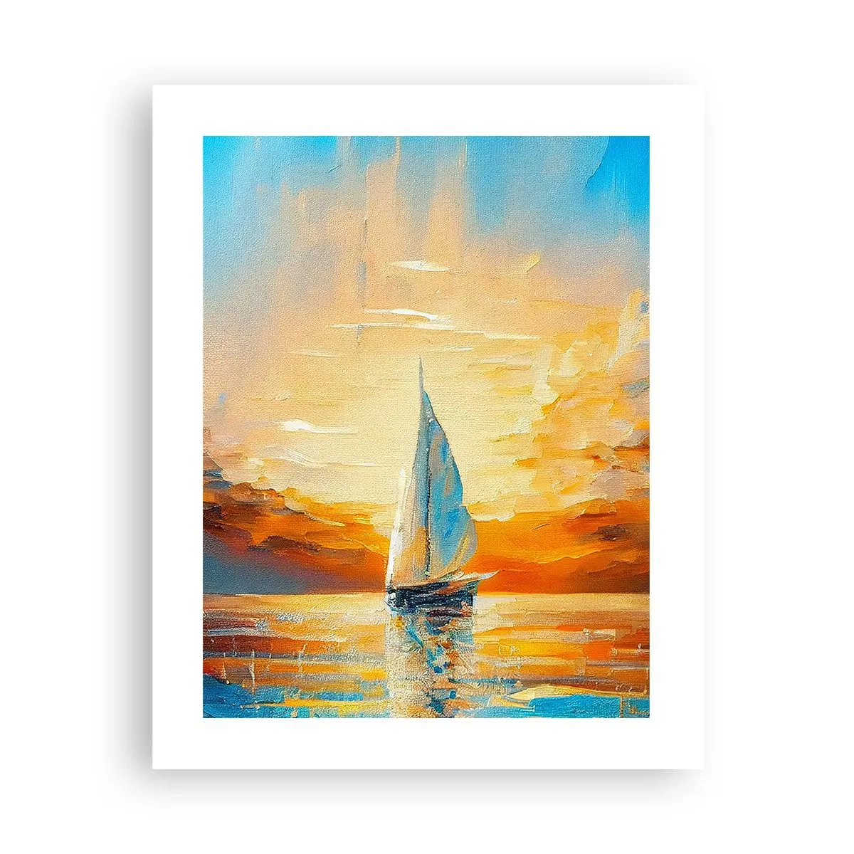 Poster - Navigando nell'oro - 40x50 cm