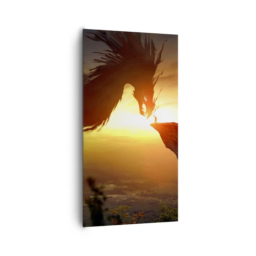 Quadro su tela - Stampe su Tela - Il cacciatore di draghi - 65x120 cm