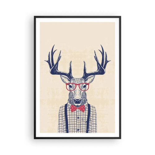 Poster in cornice nera - Divertente stravaganza - 70x100 cm