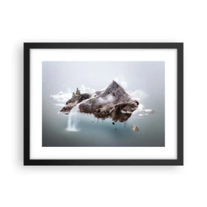 Poster in cornice nera - Con l'occhio del surrealista - 40x30 cm