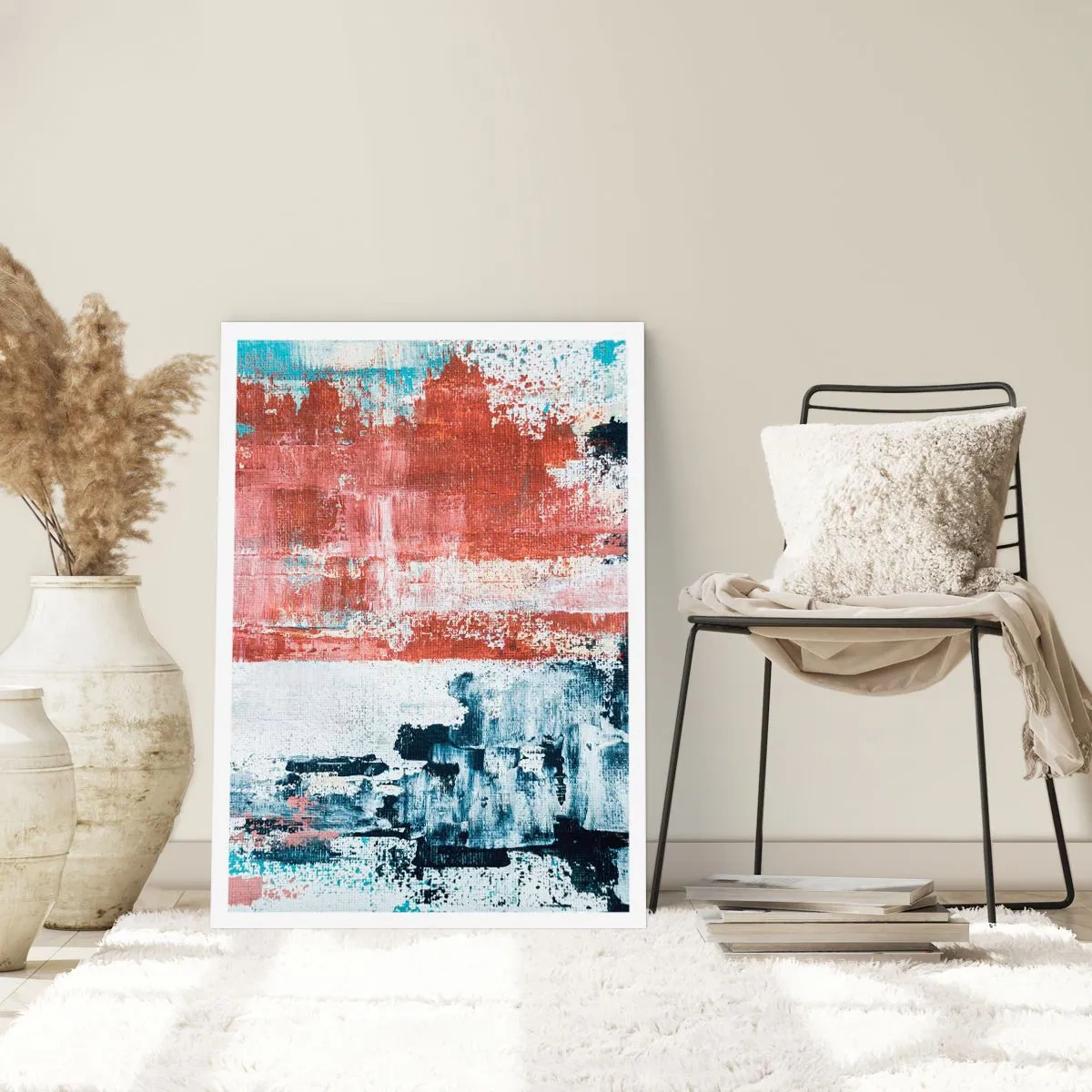 Poster - Astratto in due metà - 40x50 cm