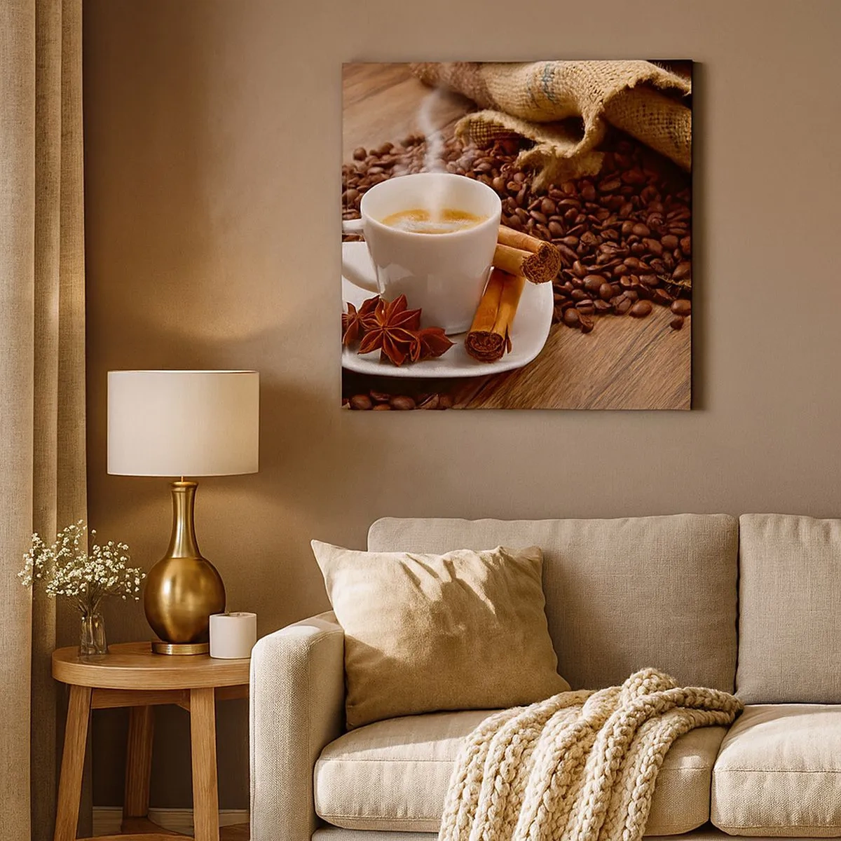 Quadro su tela - Stampe su Tela - Sapore e profumo speziato - 30x30 cm