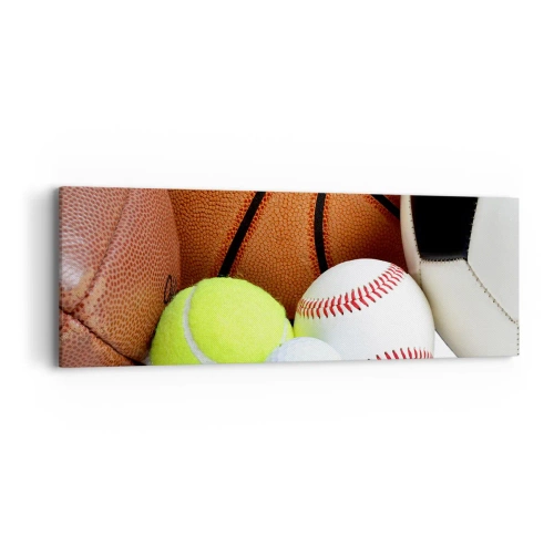 Quadro su tela - Stampe su Tela - La palla ci unisce! - 90x30 cm