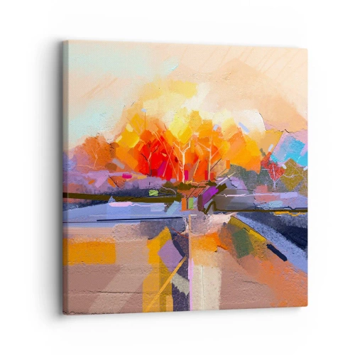 Quadro su tela - Stampe su Tela - Si è fatto autunno - 30x30 cm