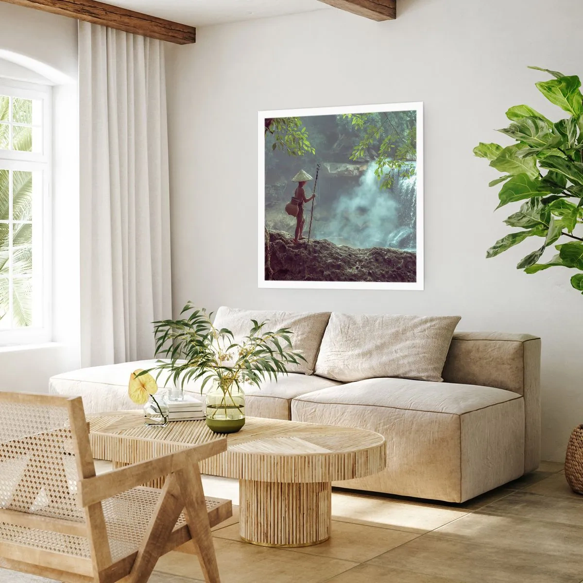 Poster - In armonia con la natura - 40x40 cm