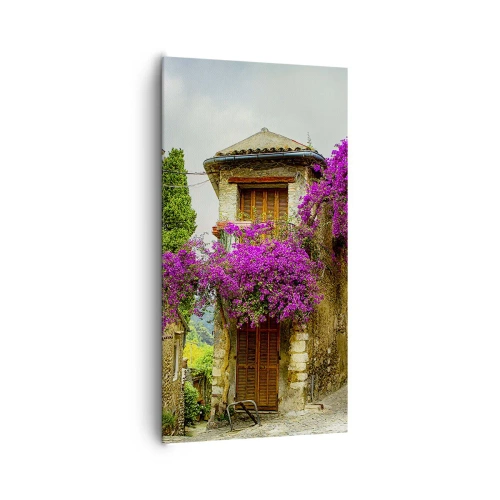 Quadro su tela - Stampe su Tela - Sotto un baldacchino di fiori - 65x120 cm