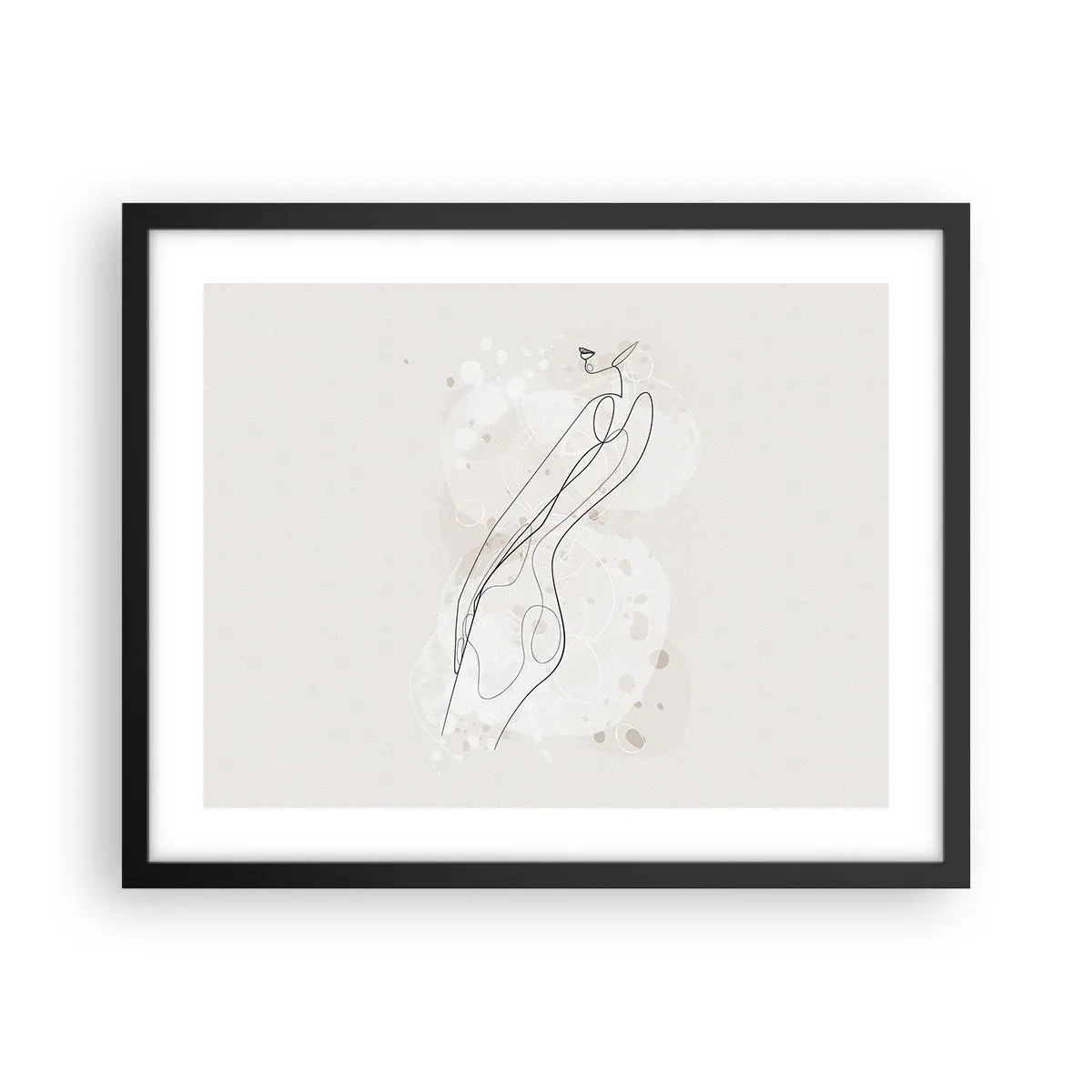 Poster in cornice nera - Errando con lo sguardo - 50x40 cm