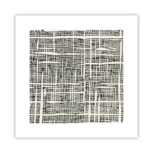 Poster - Composizione tessuta - 30x30 cm