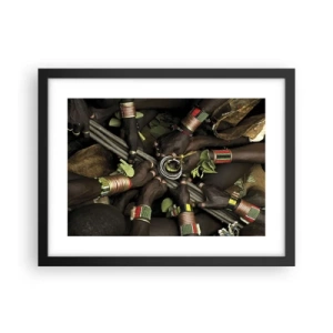 Poster in cornice nera - Siamo insieme - 40x30 cm