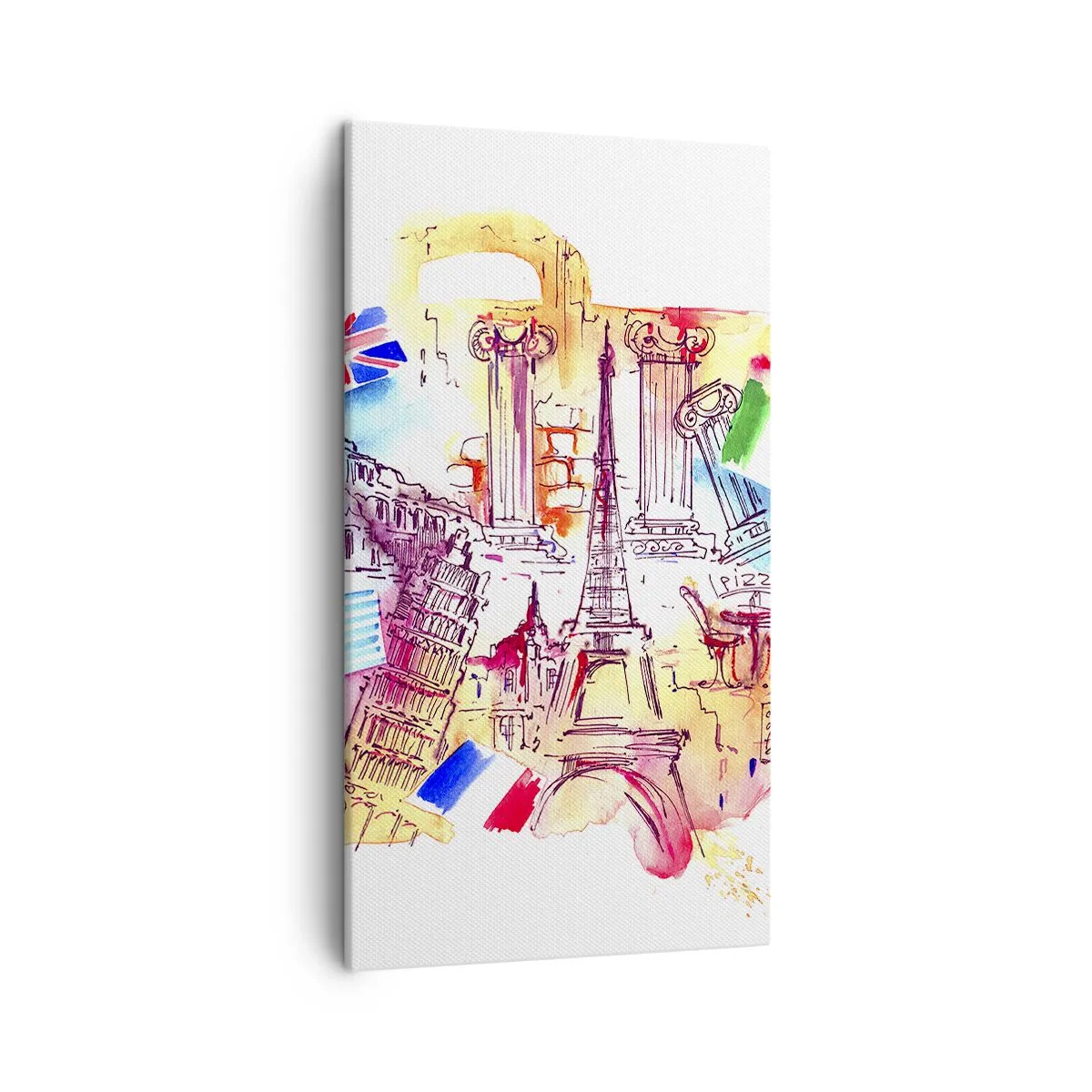 Quadro su tela - Stampe su Tela - Tournée europea - 45x80 cm