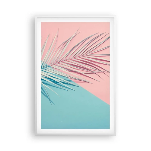Poster in cornice bianca - Impressione tropicale - 61x91 cm