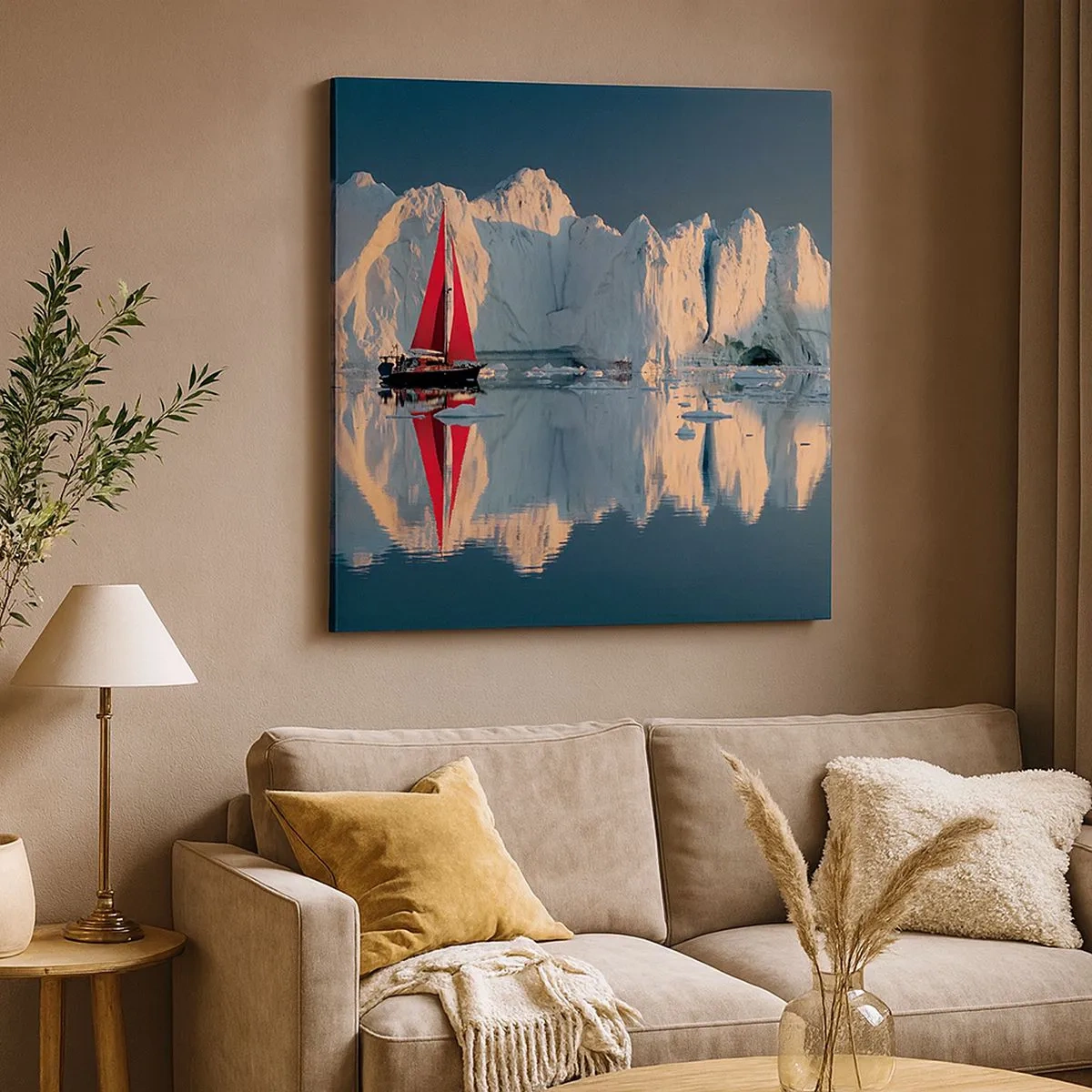 Quadro su tela - Stampe su Tela - Ai confini del mondo - 30x30 cm