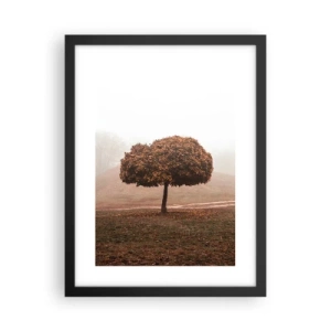 Poster in cornice nera - Dopo un'estate laboriosa - 30x40 cm