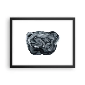Poster in cornice nera - Non è così semplice - 40x30 cm